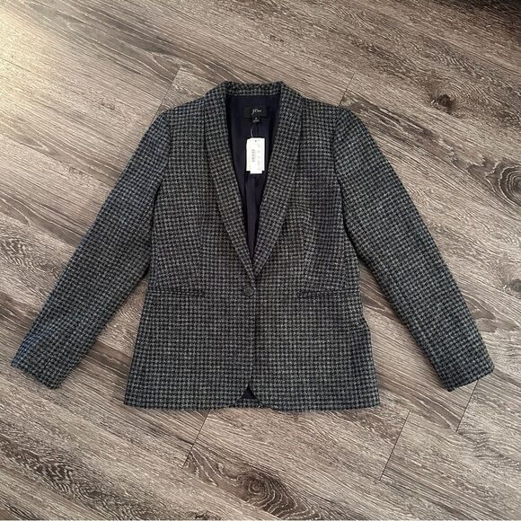 J. Crew Jackets & Blazers - J. Crew Parke Houndstooth Blazer New